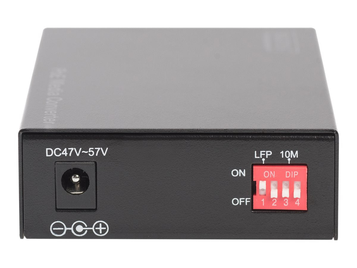 DIGITUS PoE Medienkonverter SFP DN-82140 Detailansicht