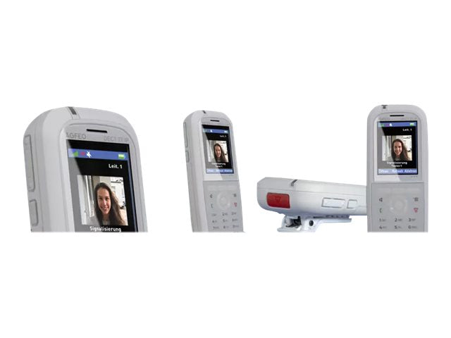 AGFEO DECT 77 IP schnurloses Erweiterungshandgerät im Einsatz