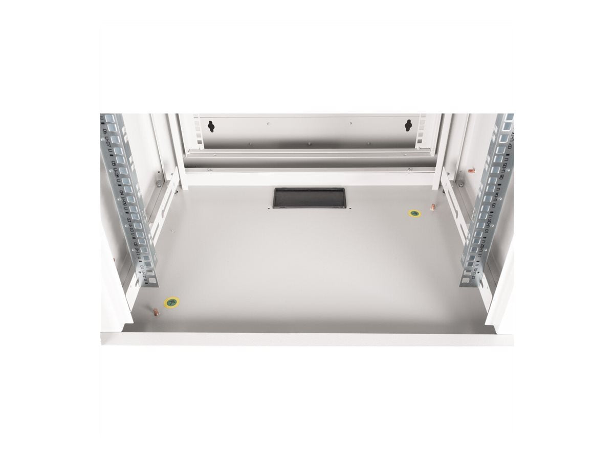 ROLINE Wandgehäuse Pro 48,26cm 19Zoll 12 HE 600x600 BxT zweiteilig schwenkbar grau - Verpackung