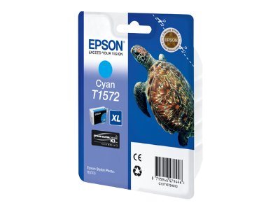EPSON T1572 Tinte cyan Vorderansicht