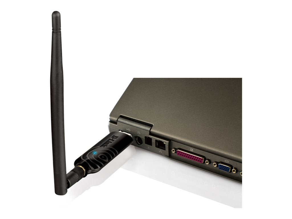 D-LINK DWA-137 N300 High-Gain Wi-Fi 4 USB-Adapter Verpackung