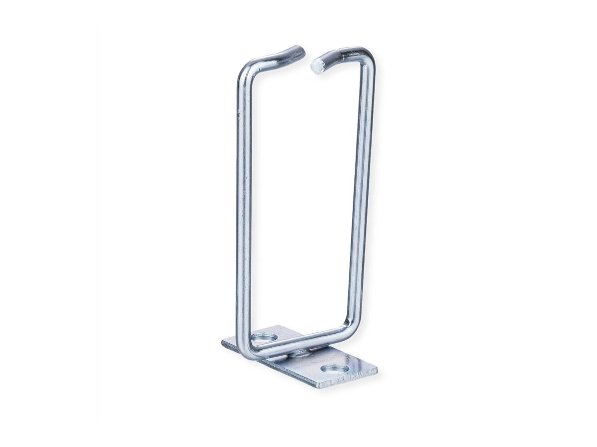 ROLINE Kabelöse 40x80mm Metall Kabeleinfuhrung vorn - Vorderansicht
