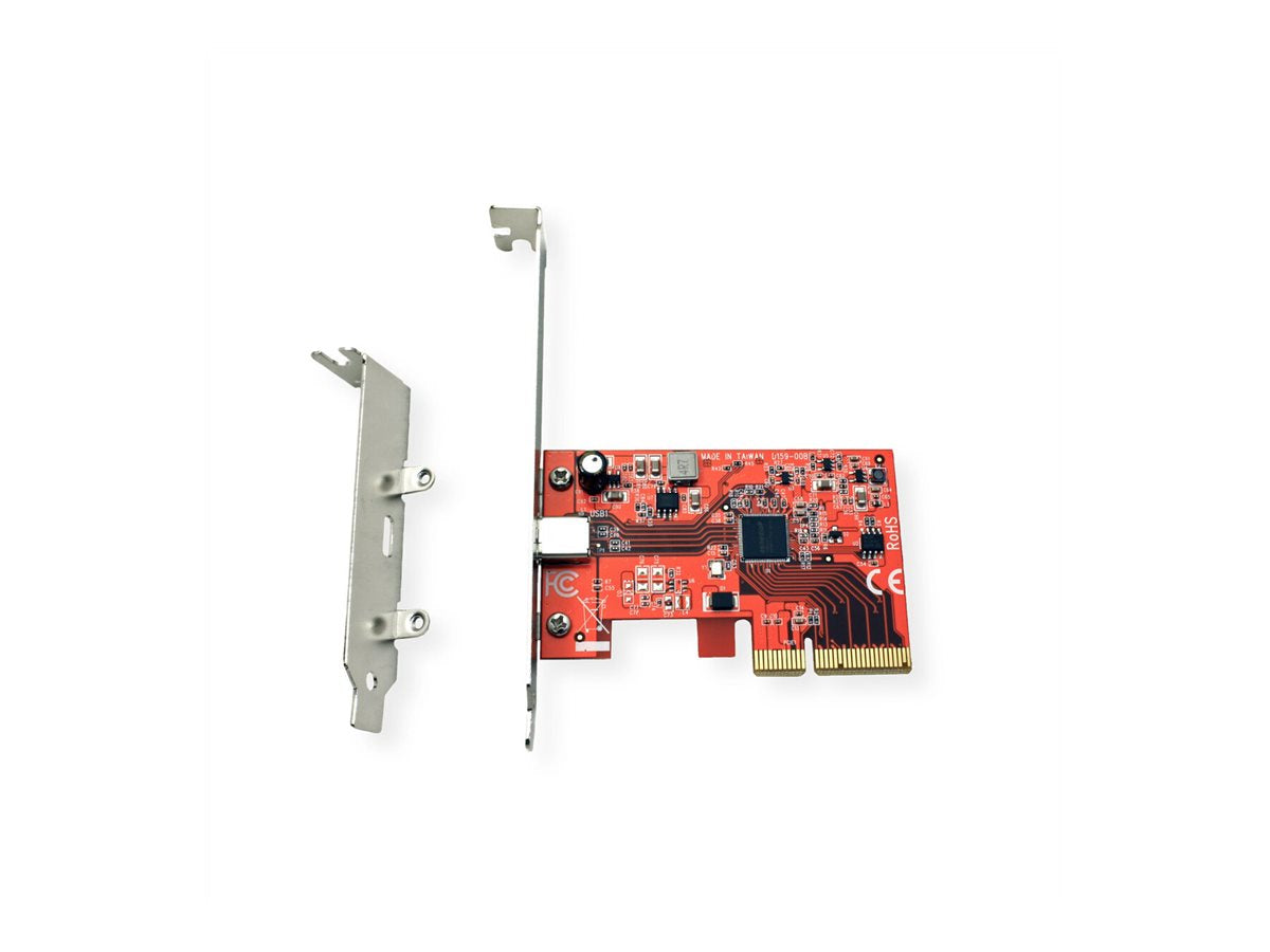 ROLINE PCI-Express-Karte USB 3.2 Gen 2x2 1 Port Typ C Verpackung