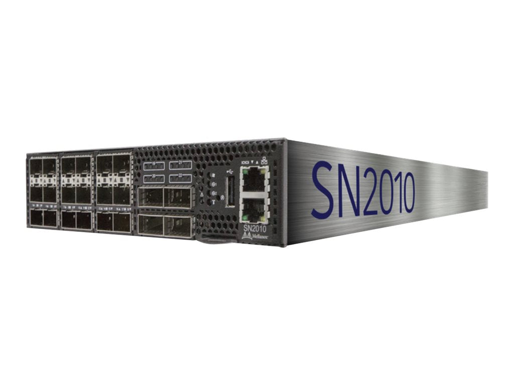 Vorderansicht des PNY Mellanox MSN2010-CB2FC Switch