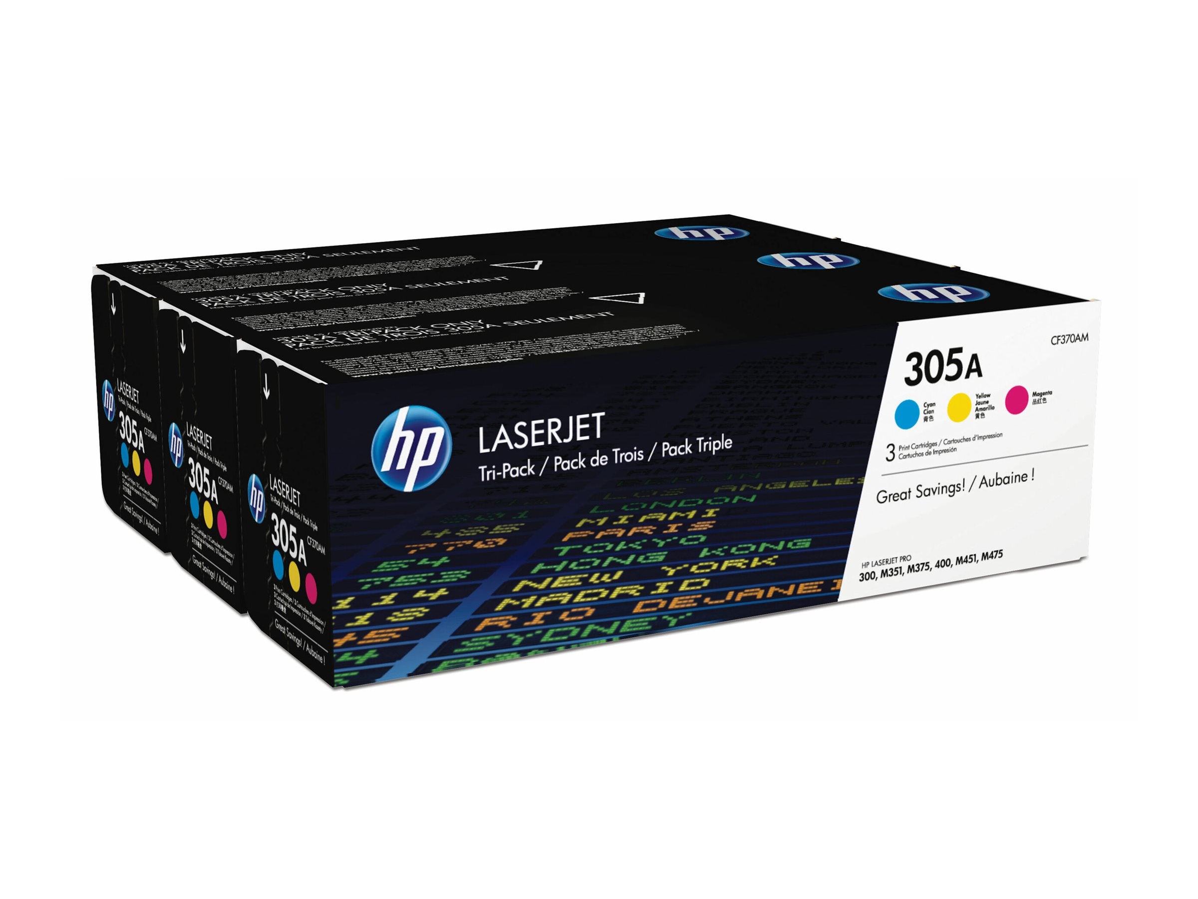 HP 305A Tonerpatrone CF370AM Vorderansicht