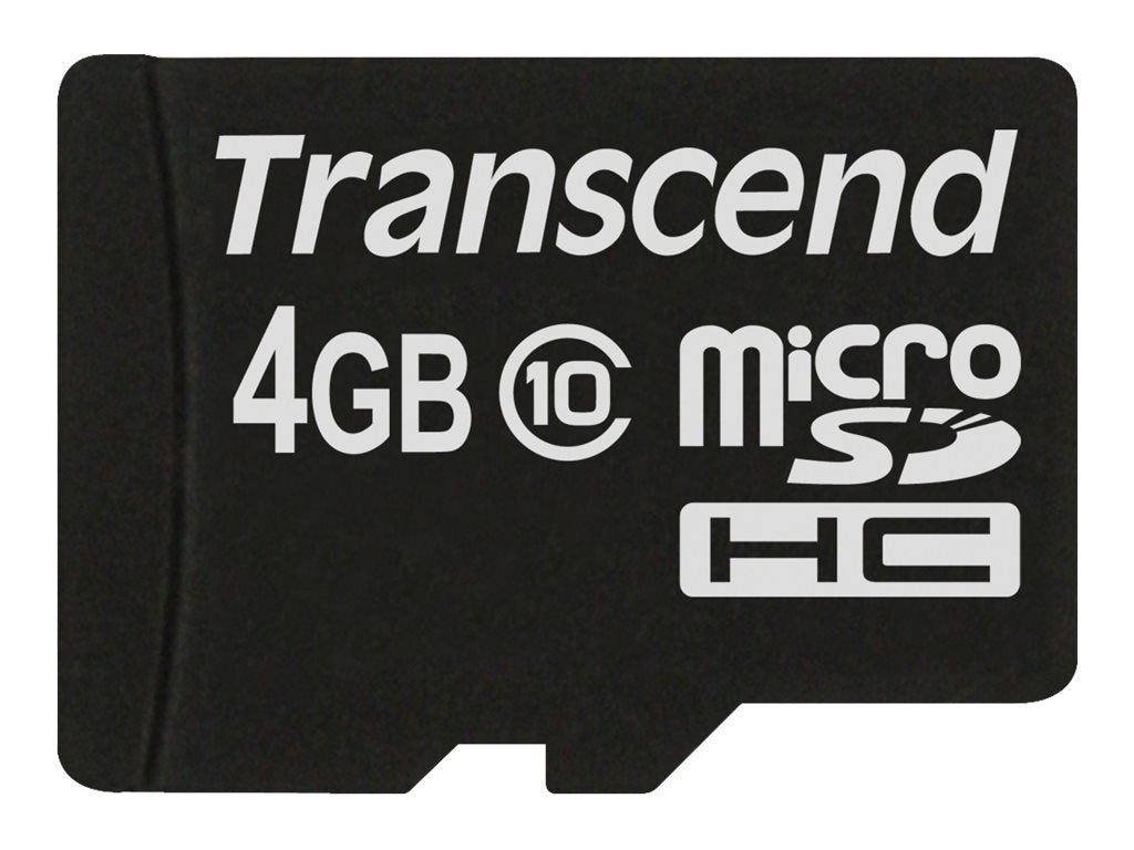 TRANSCEND Premium 4GB microSDHC UHS-I Class10 Vorderansicht