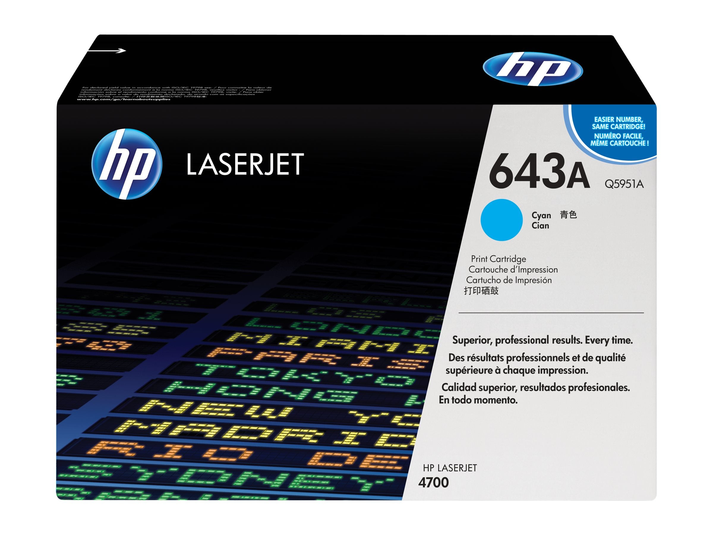 HP 643A Tonerpatrone Detailansicht