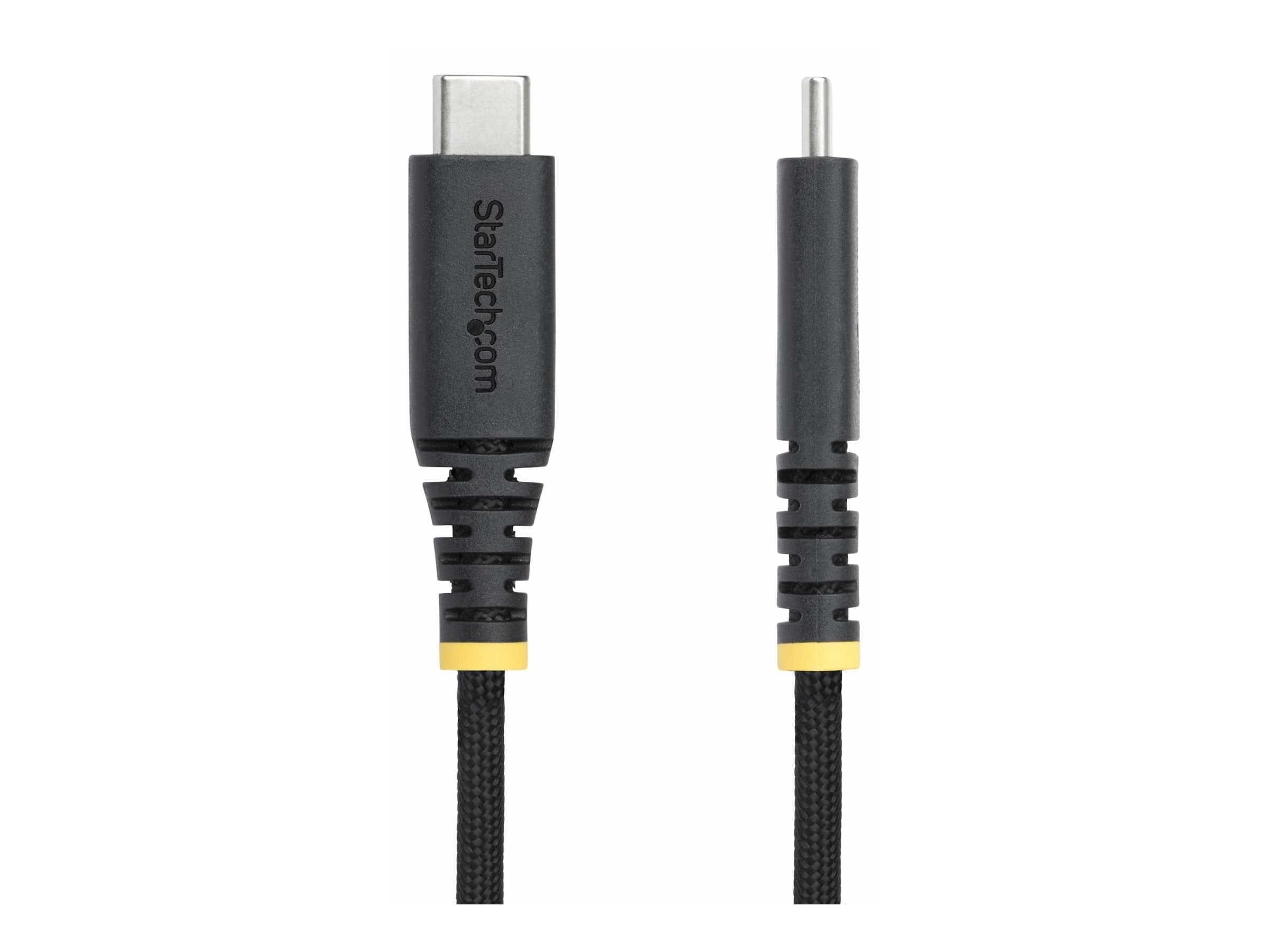 STARTECH.COM 2m USB-C-Ladekabel Schraubensicherung 240W 5A PD EPR Laptop-Ladekabel Nylon Geflochten USB-IF zertifiziert