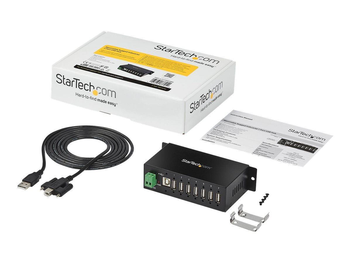 STARTECH.COM 7Port Industrial USB 2.0 Hub Vorderansicht