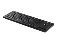 GETT Cleantype Xtra Roll Tastatur mit Trackball USB Farbe schwarz Layout DE