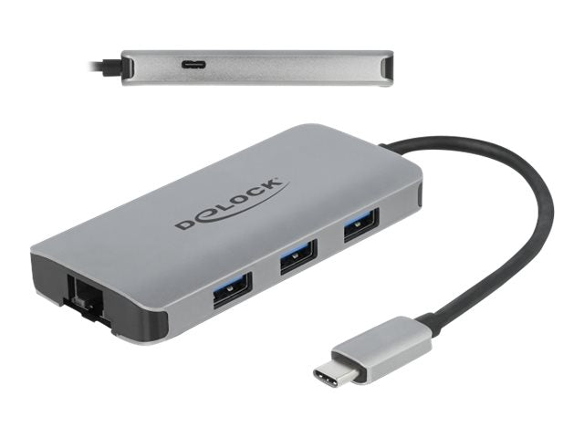DELOCK USB 3.2 Gen 1 Hub Rückansicht