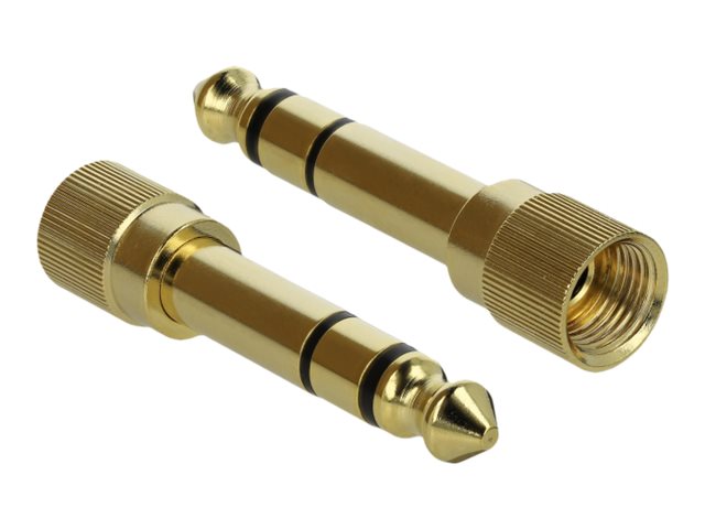 DELOCK Klinkenkabel 3,5 mm 3 Pin Stecker Detailansicht