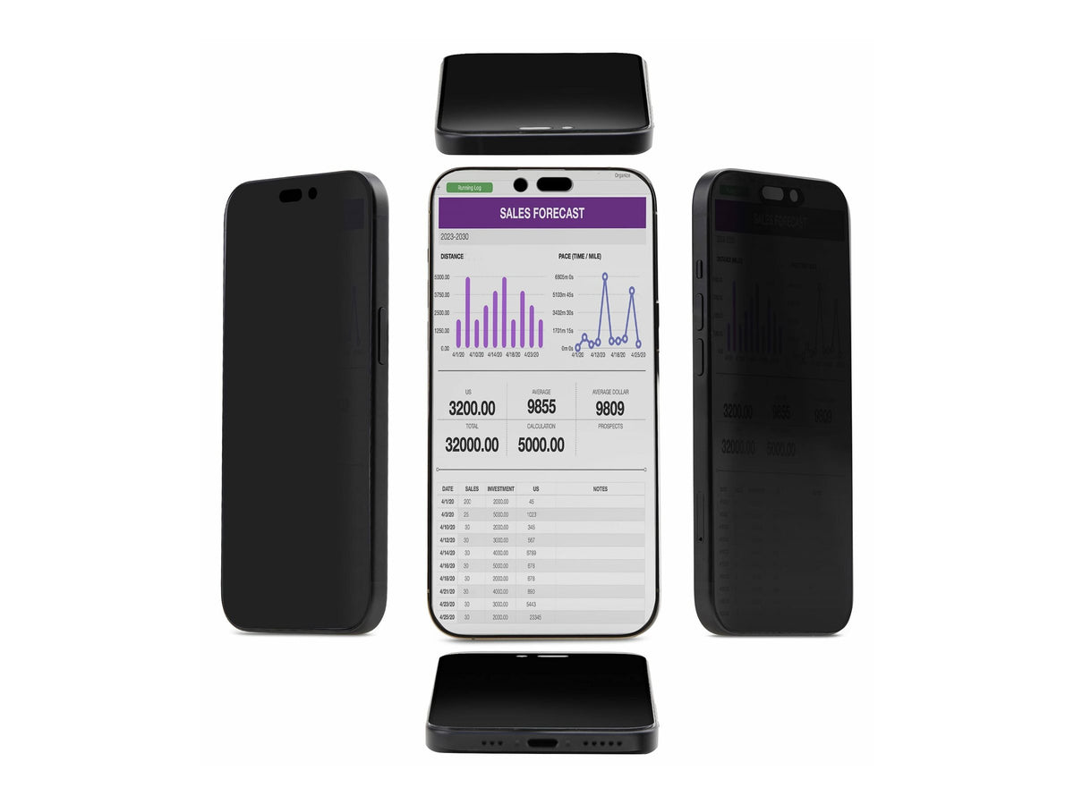 STARTECH.COM 4-Wege 360 Blickschutzfilter fur iPhone 16 Portrait/Querformat Touch-fähig Handy Panzerglas Sichtschutz TAA