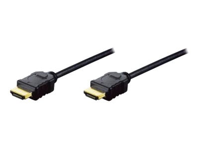 DIGITUS HDMI Anschlusskabel high speed with Ethernet 2m Vorderansicht