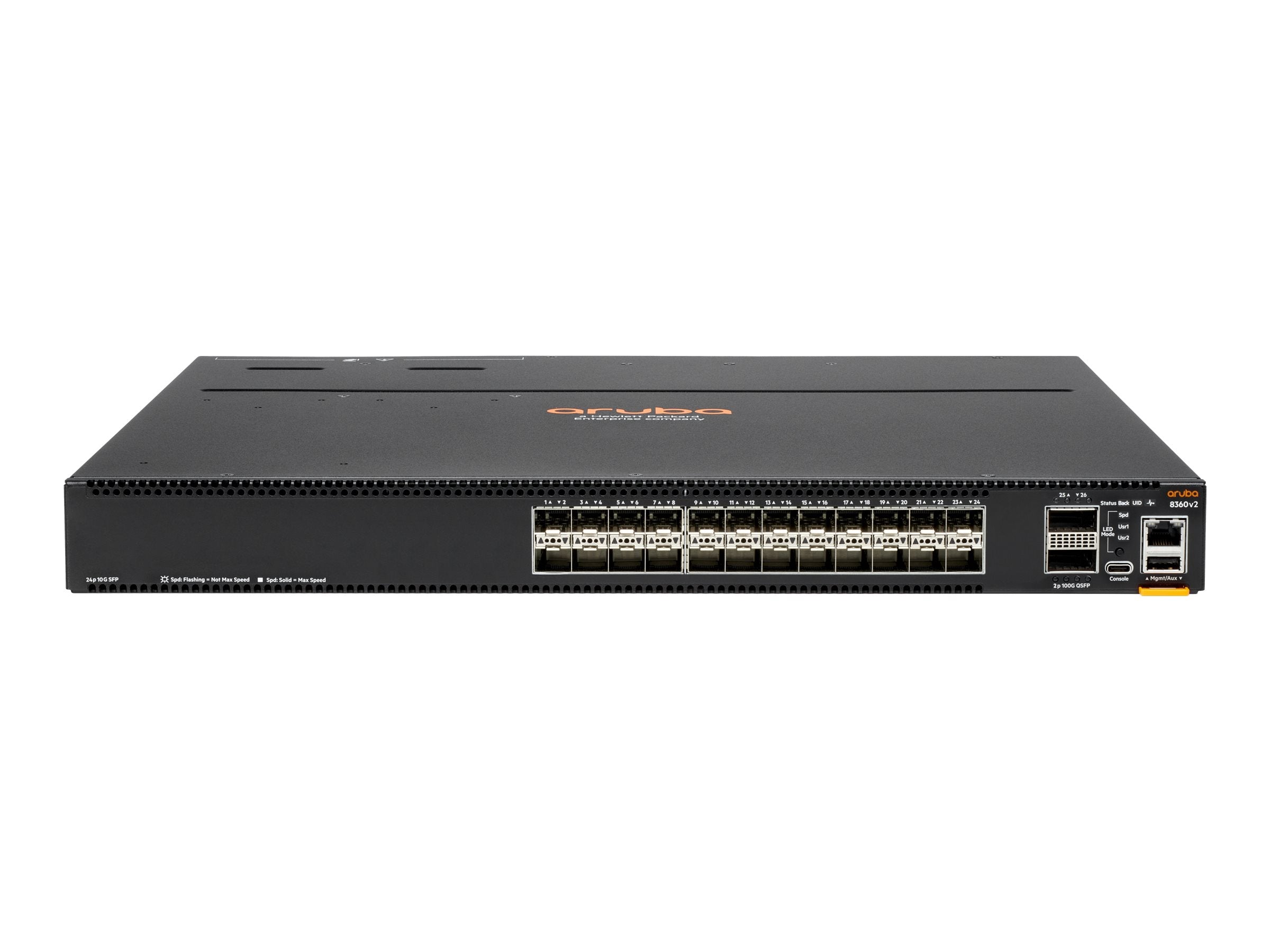 ARUBA HPE Aruba 8360 Switch Bundle 24XF2C Vorderansicht