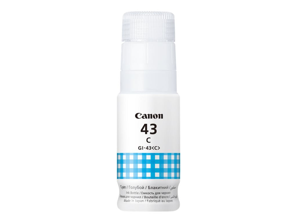CANON GI-43 C EMB Cyan Nachfülltinte Vorderansicht