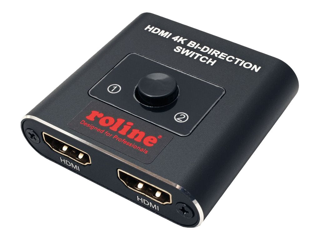 ROLINE 4K HDMI Switch 2fach bidirektional - Vorderansicht