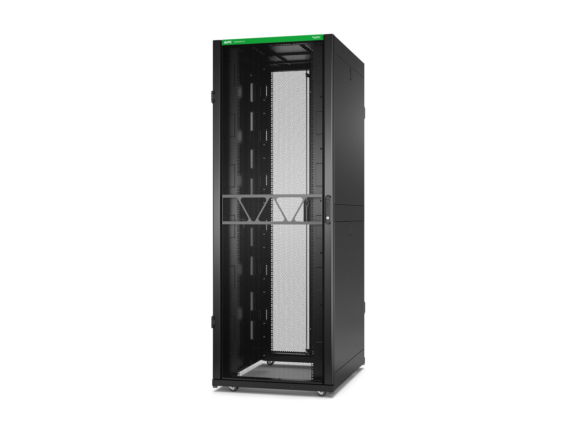 APC NetShelter SX Gen 2 Rack cabinet 2124H x 750W x 1070D mm with sides floor-standing Black 42U 19 TAA Compliant