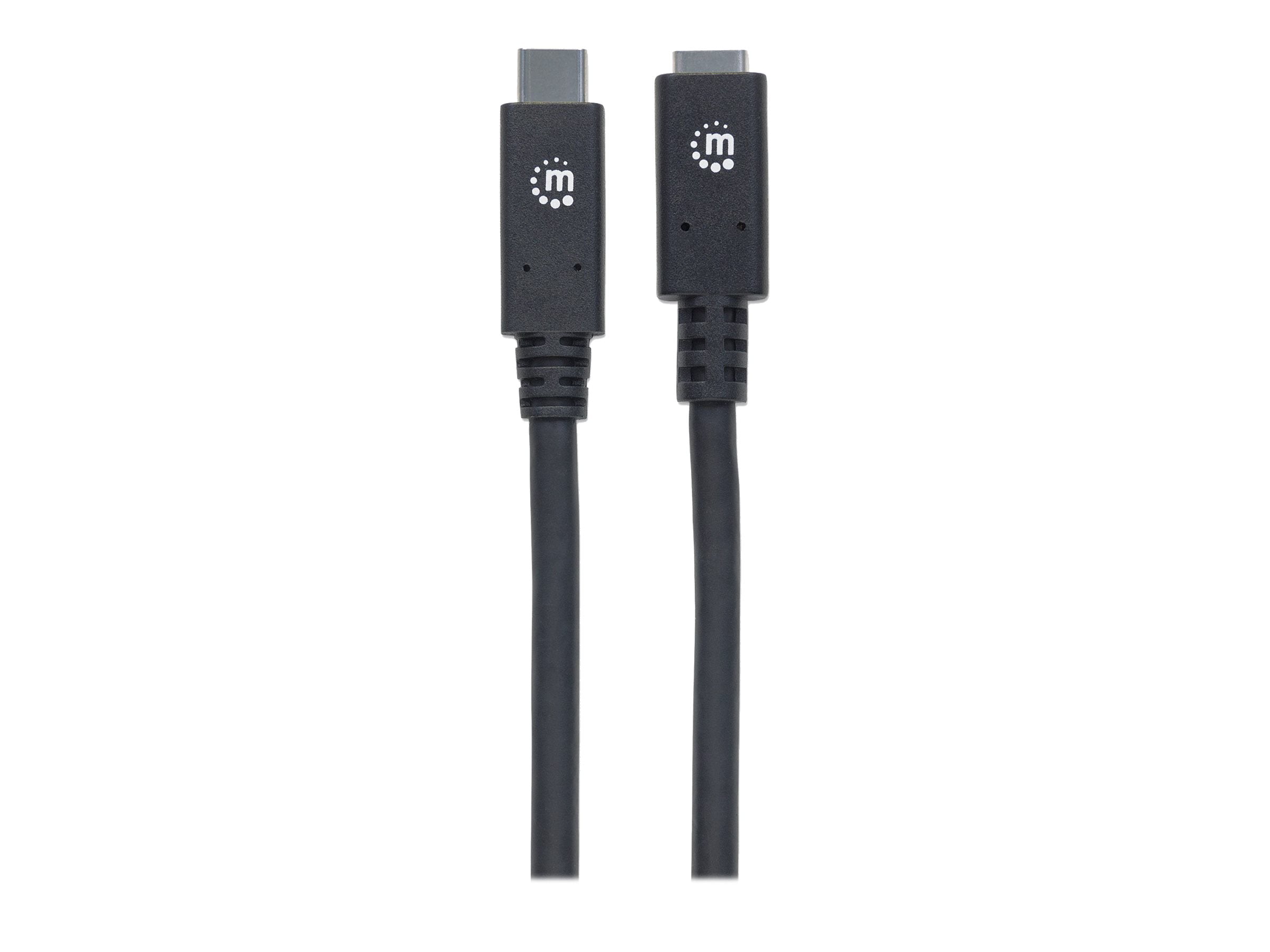 MANHATTAN 3.1 USB-C Verlängerungskabel 0,5m Vorderansicht