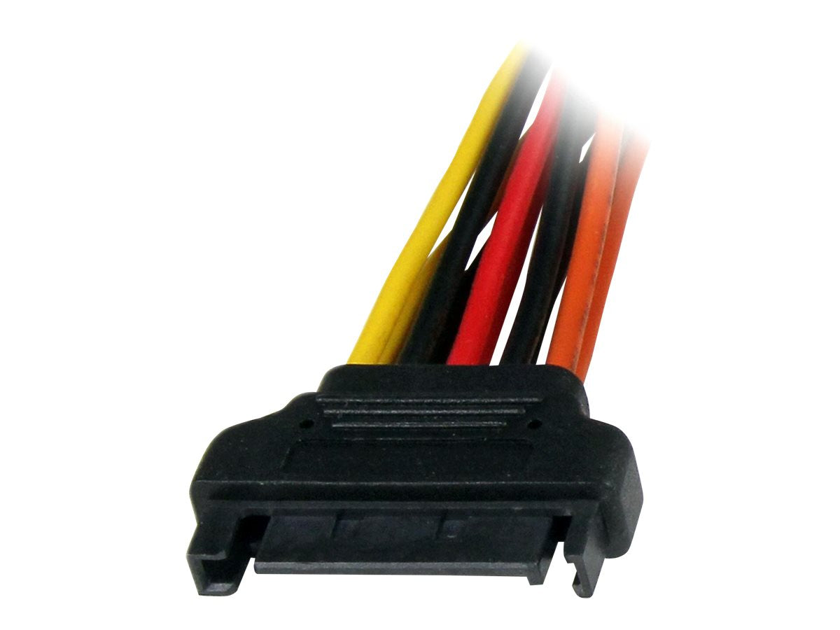 STARTECH.COM 6in Latching SATA Power Y Splitter Cable Adapter - M/F Detailansicht