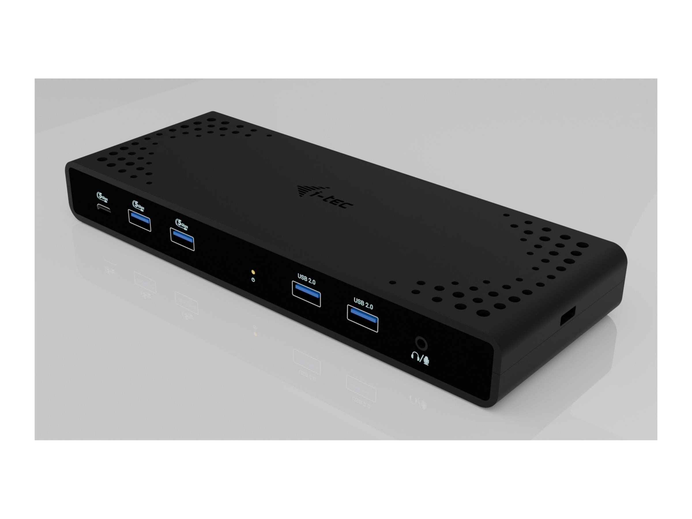 I-TEC Universal Dual 4K Display Docking Station Vorderansicht