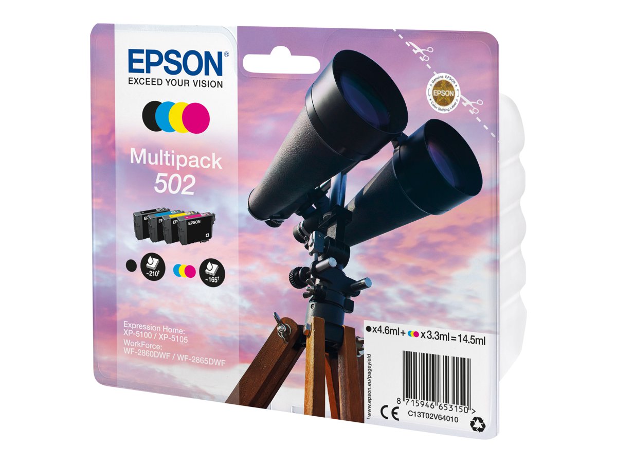 EPSON 1LB Multipack 4-colours 502 Ink im Einsatz