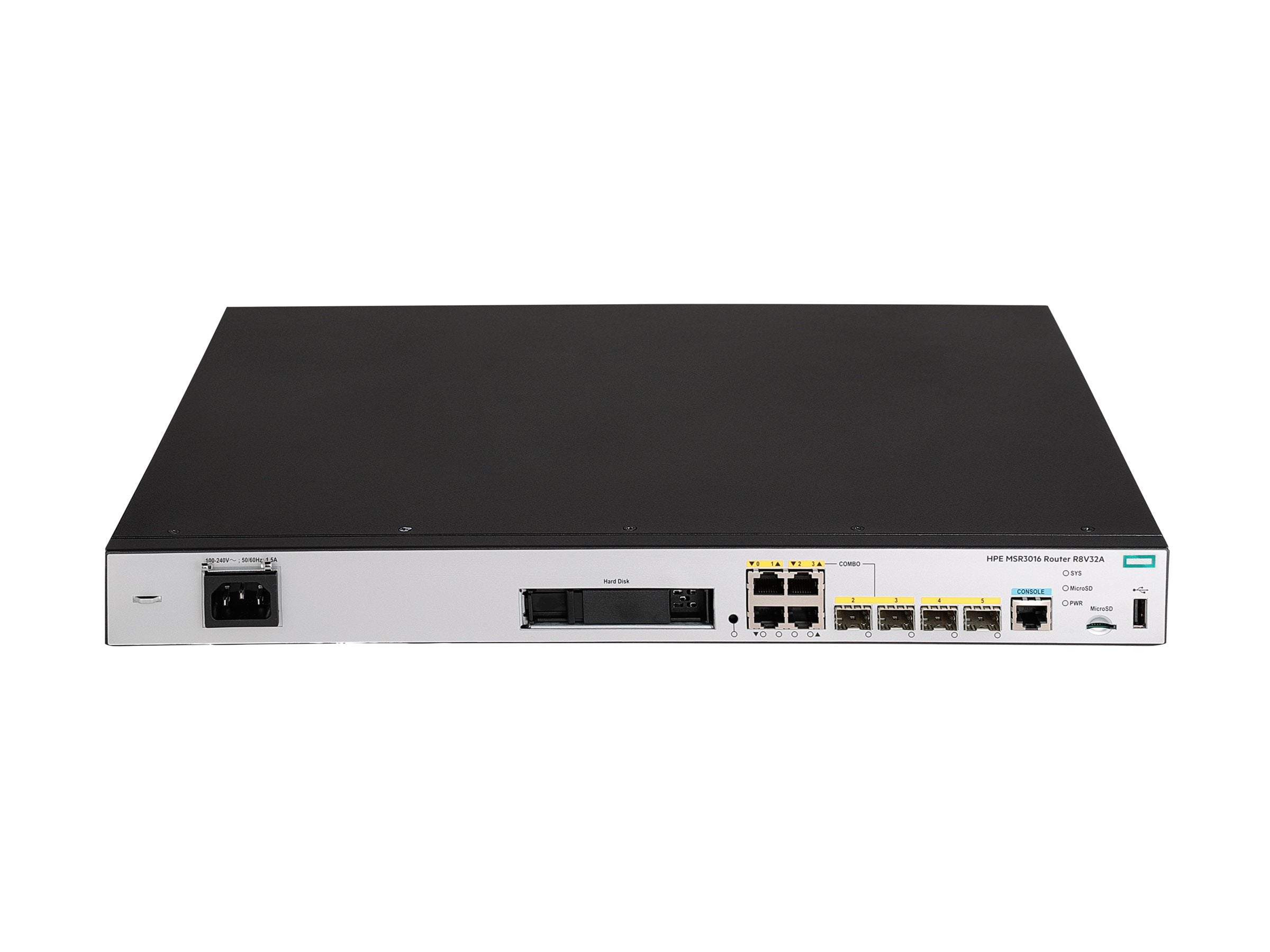 ARUBA HPE FlexNetwork MSR3016 AC Router - Vorderansicht