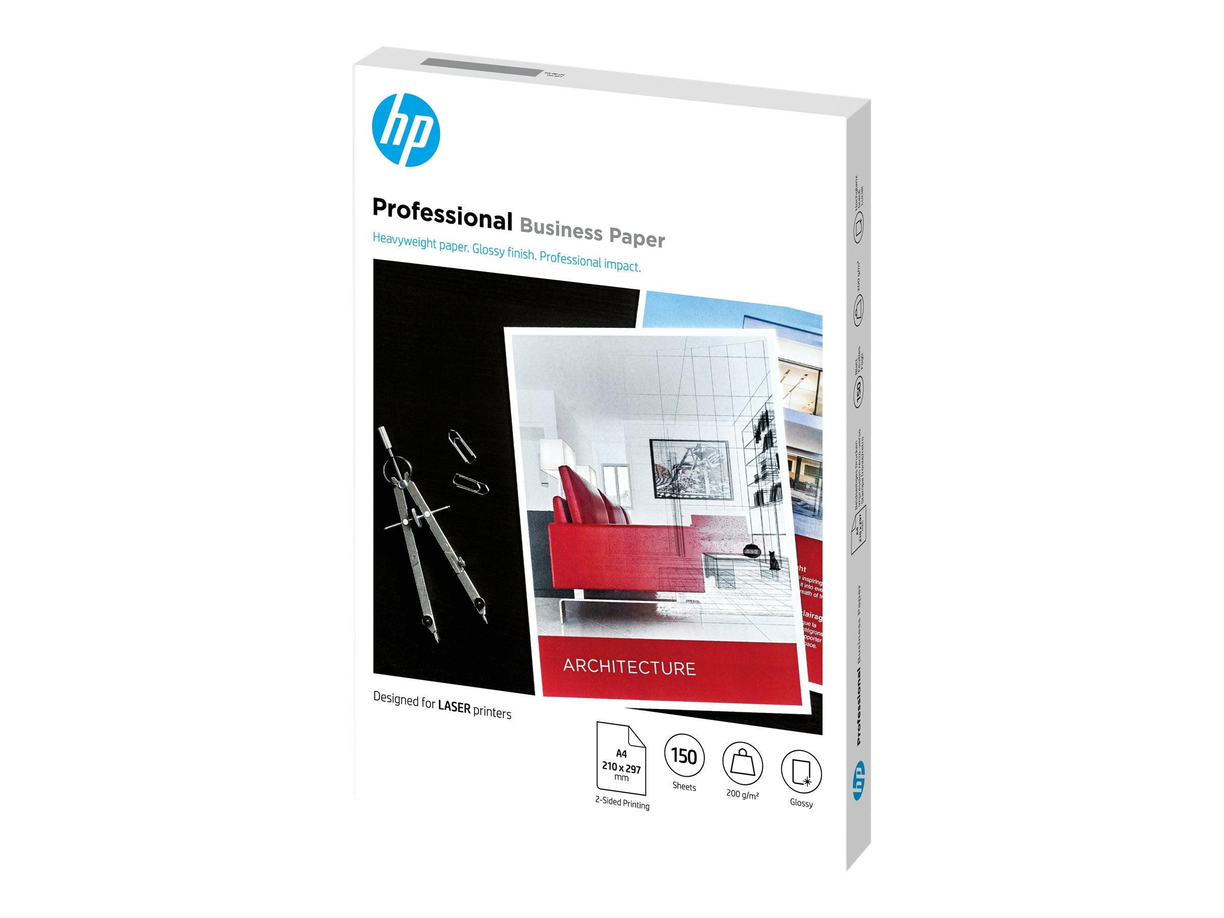 HP Professional Glossy Paper A4 200g Vorderansicht