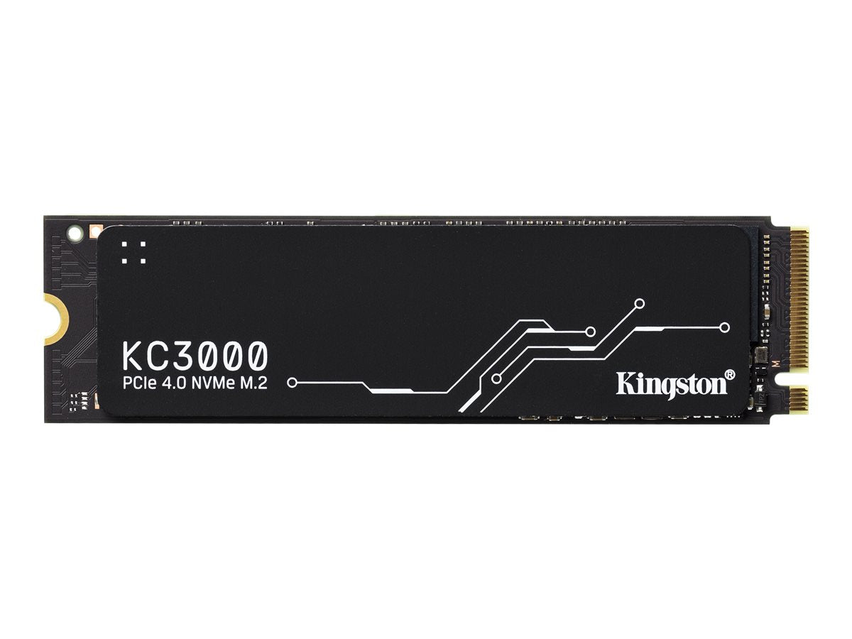 KINGSTON KC3000 4096GB PCIe 4.0 NVMe M.2 SSD Seitenansicht