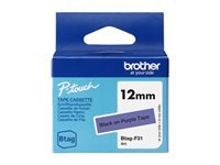 BROTHER 12MM Black on Purple BTAGF31 Ribbon