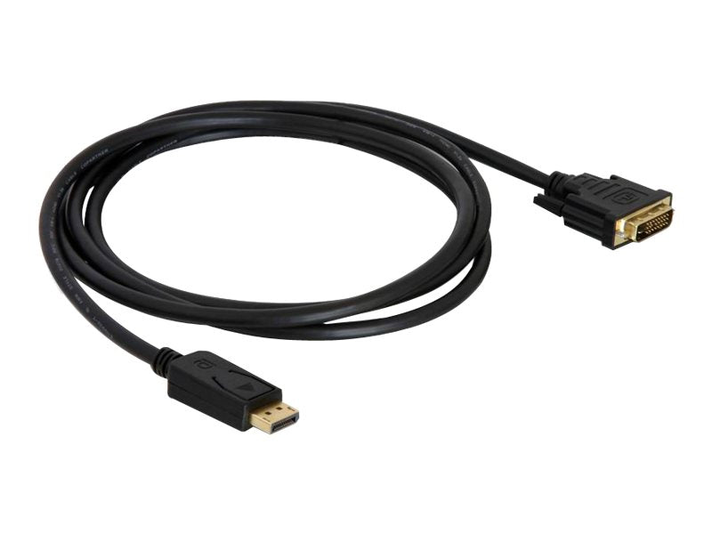 DELOCK Kabel Displayport > DVI24+1 St/St 1m DL - Vorderansicht