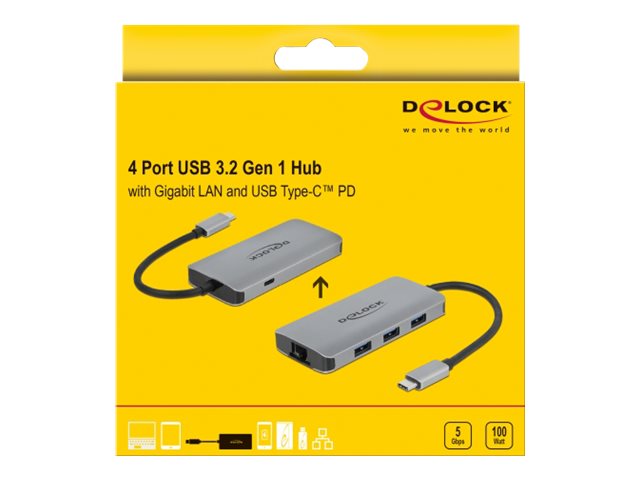 DELOCK USB 3.2 Gen 1 Hub Detailansicht