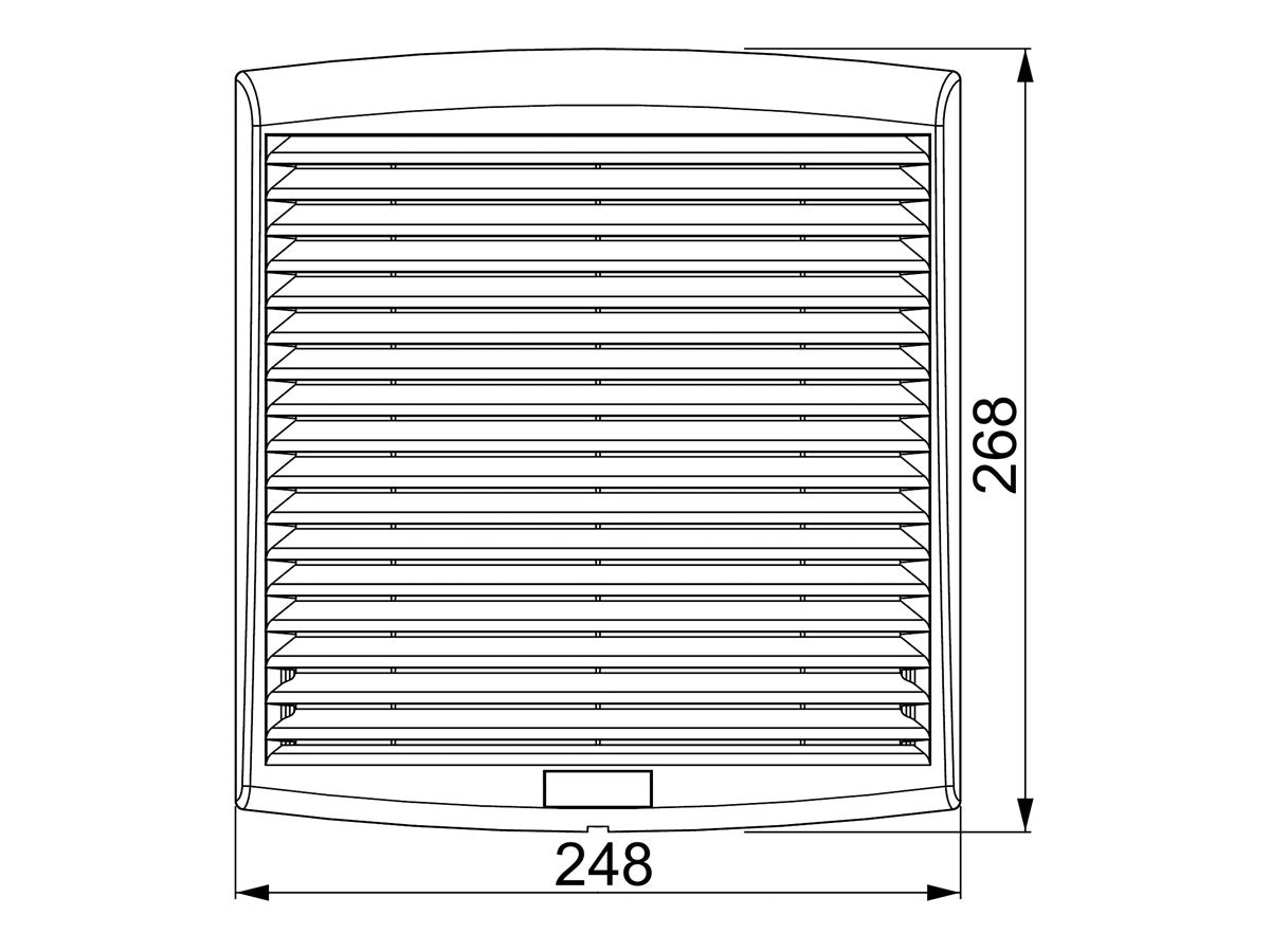 APC FILTERFAN 300M3/H 230V IP54 Detailansicht