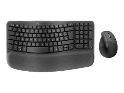 LOGITECH Wave Keys and Lift Combo - Graphite - Vorderansicht