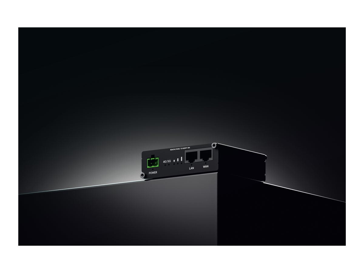 Rückansicht des TELTONIKA NETWORKS RUT276 Compact Redcap 5G Routers