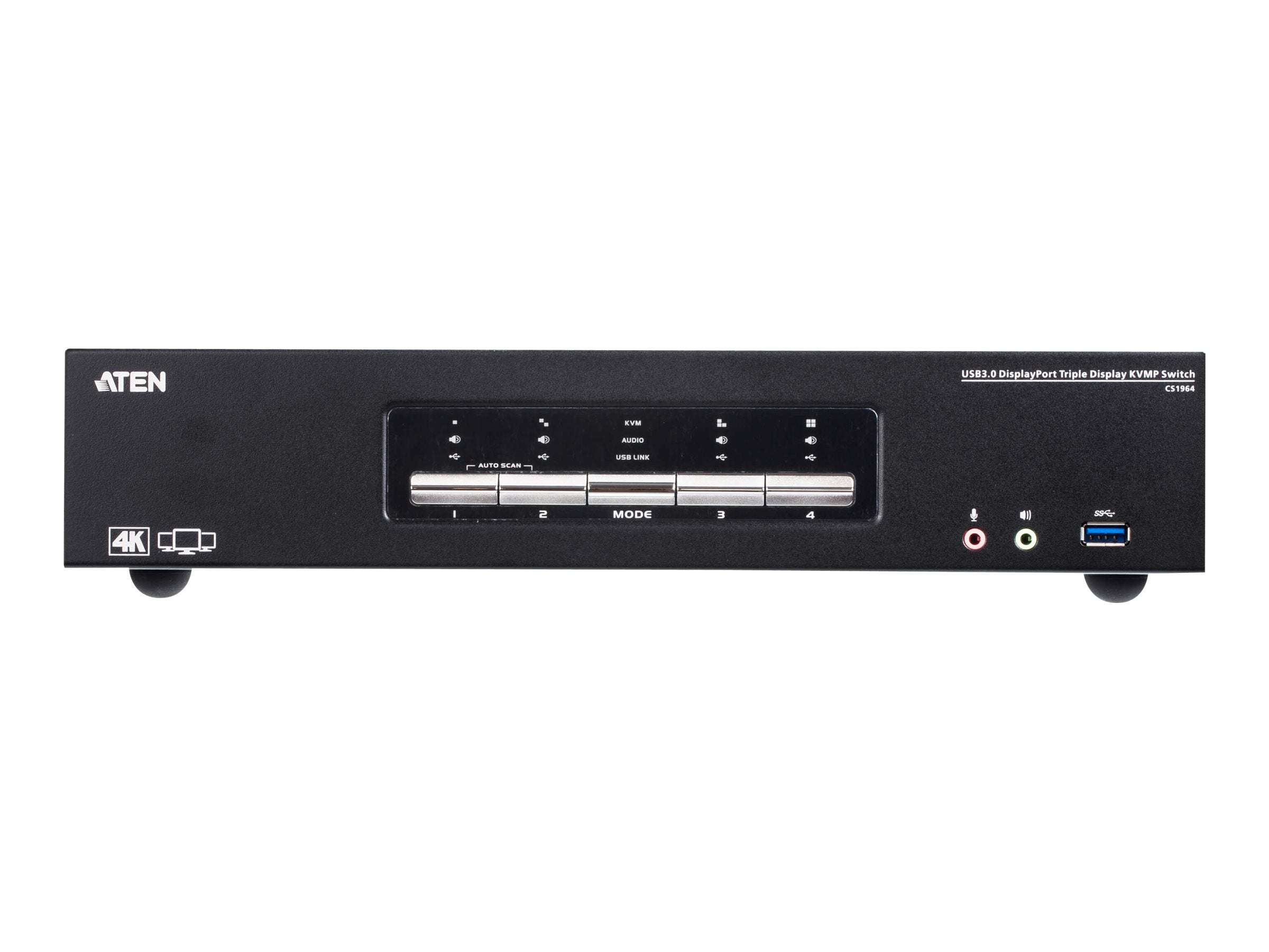 ATEN CS1964 KVM Switch Rückansicht