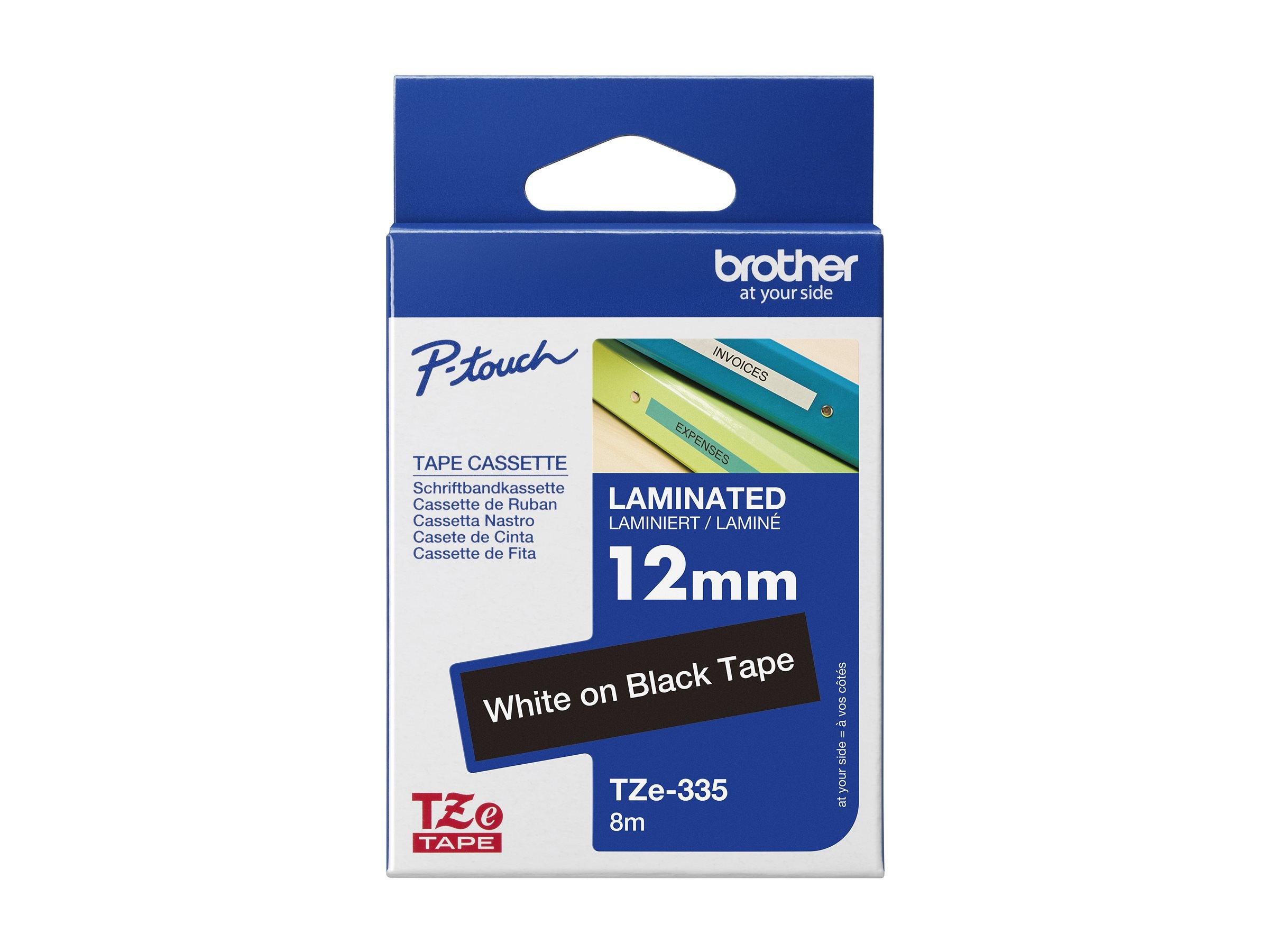 BROTHER P-Touch TZE-335 Schriftband Vorderansicht