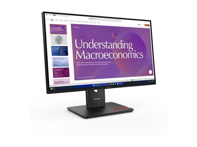 LENOVO ThinkVision T24D-40 Monitor Seitenansicht