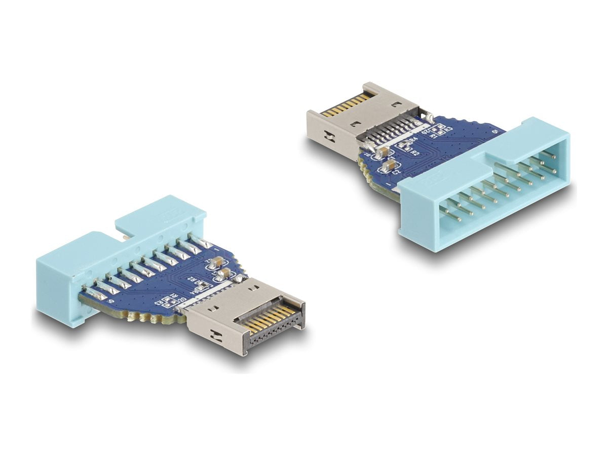 DELOCK USB 10 Gbps Adapter Pfostenstecker Vorderansicht