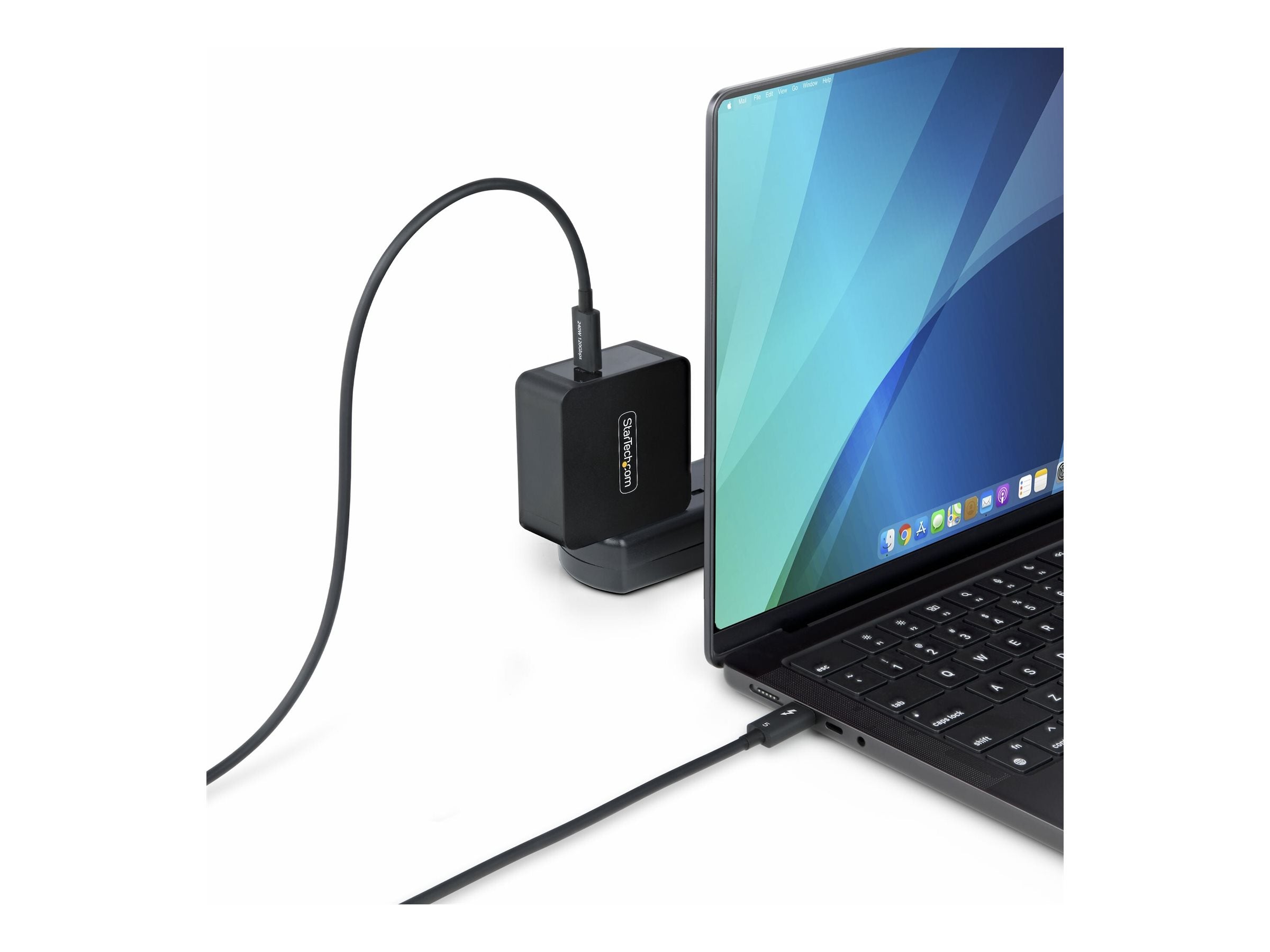 STARTECH.COM 80cm Thunderbolt 5 Kabel 80Gbps-120Gbps 240W PD 8K60Hz Thunderbolt-zertifiziertes Kabel TB4 USB4 USB-C