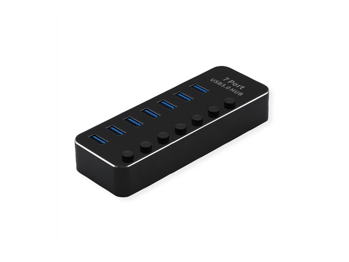ROLINE USB 3.2 Gen 1 Notebook Hub Rückansicht