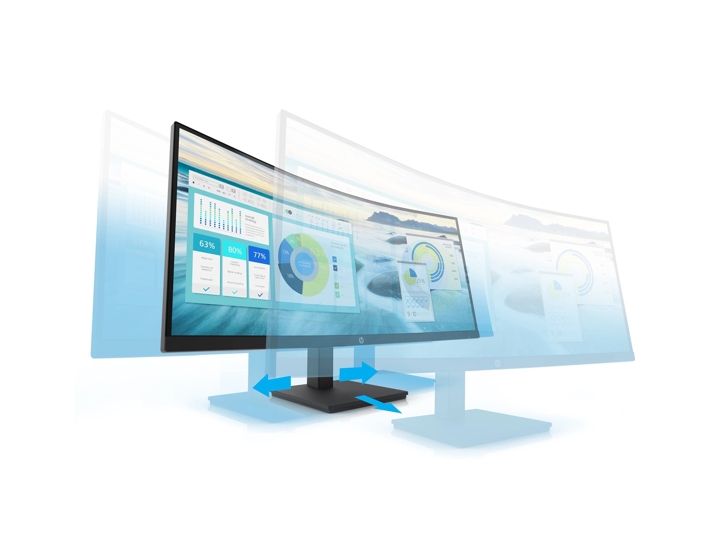 HP P34hc G4 Monitor Anschlussdetails