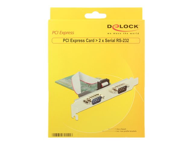 DELOCK PCI Express Karte Vorderansicht