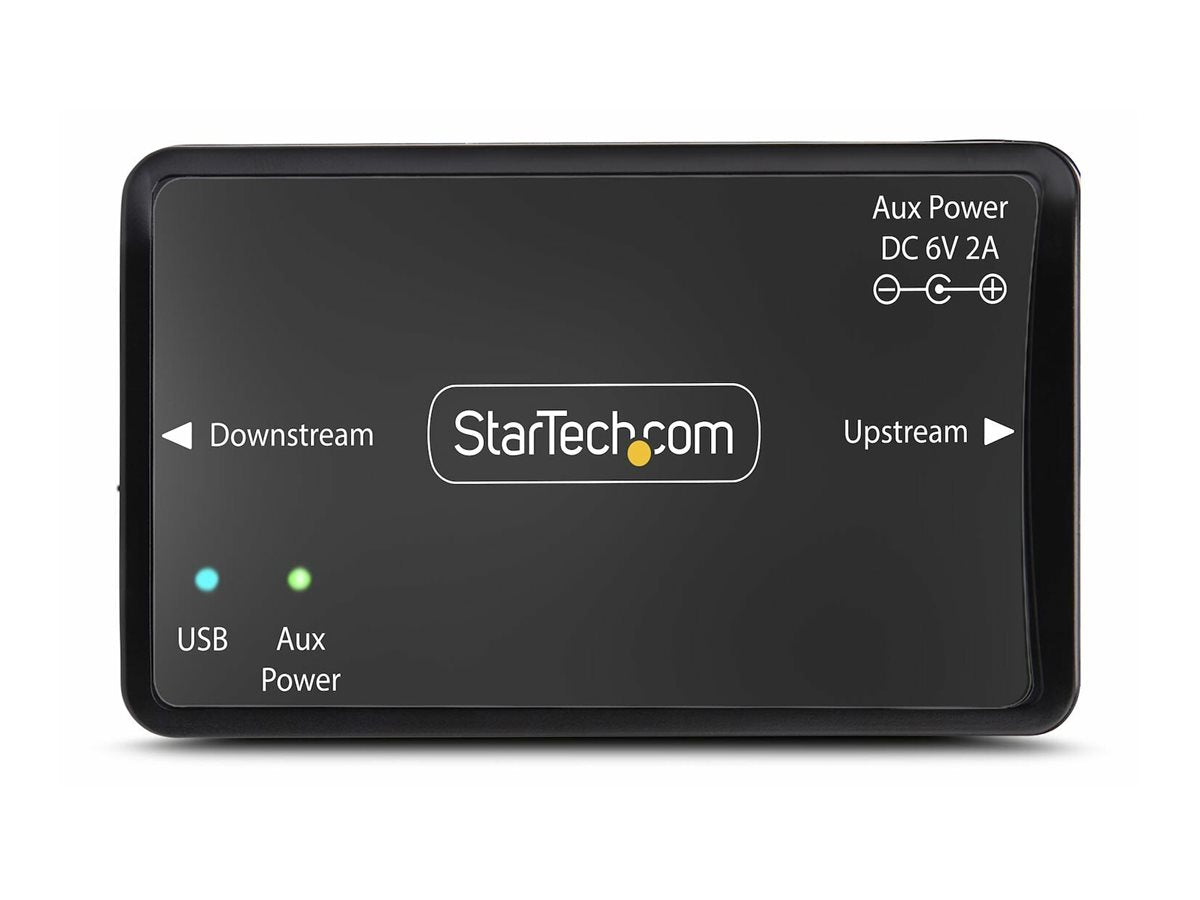 STARTECH.COM Galvanische USB-Trennung 6kV Galvanischer Isolator/Trenner IP40 DIN-Schiene Galvanischetrennung USB 2.0/1.1