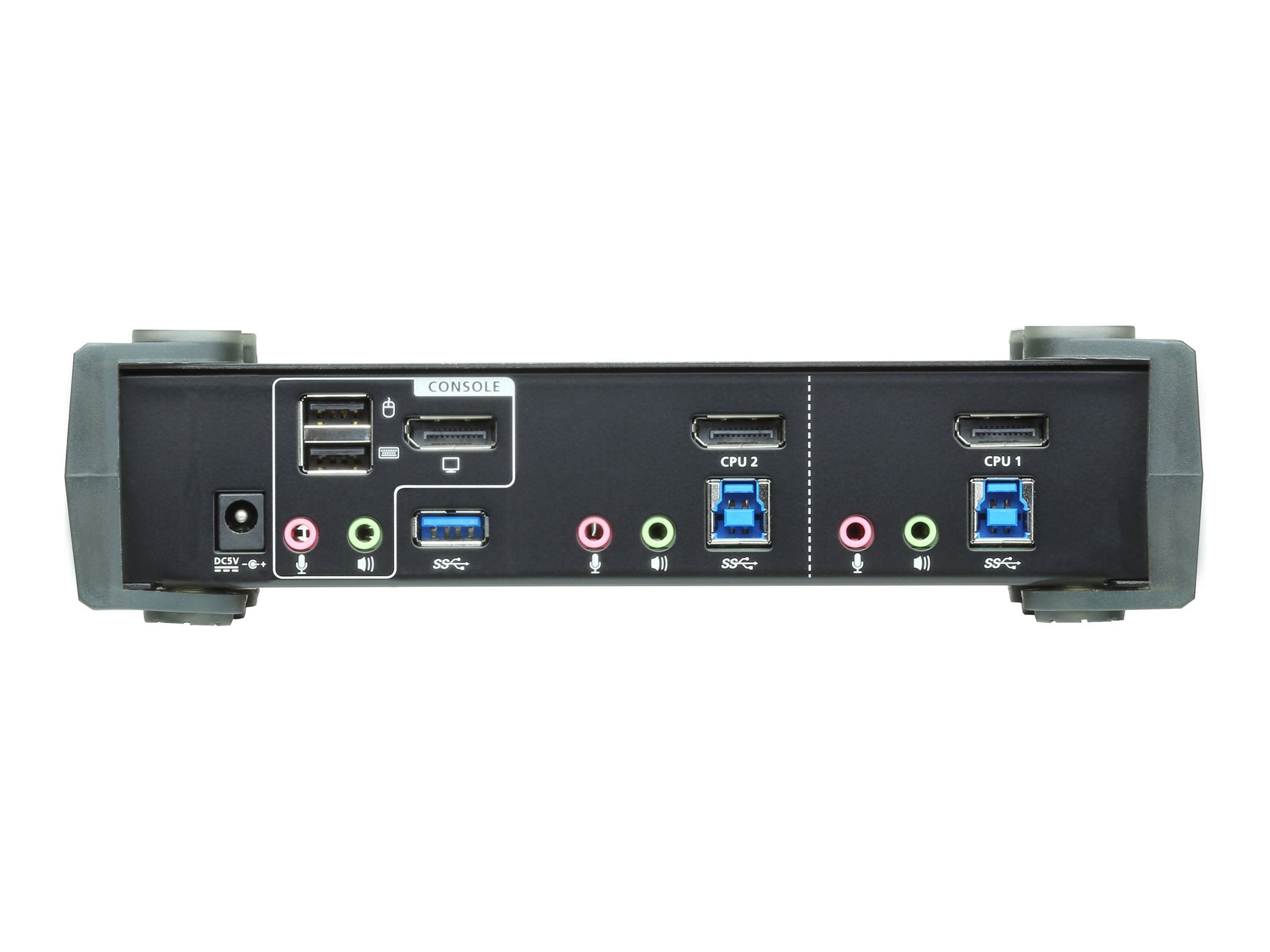 ATEN CS1922 2-Port USB 3.0 4K DisplayPort KVM Switch - Vorderansicht