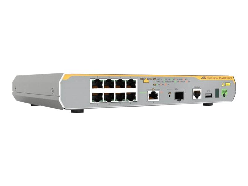 ALLIED L3 Gigabit Edge Switch 8x 10/100/1000-T Vorderansicht