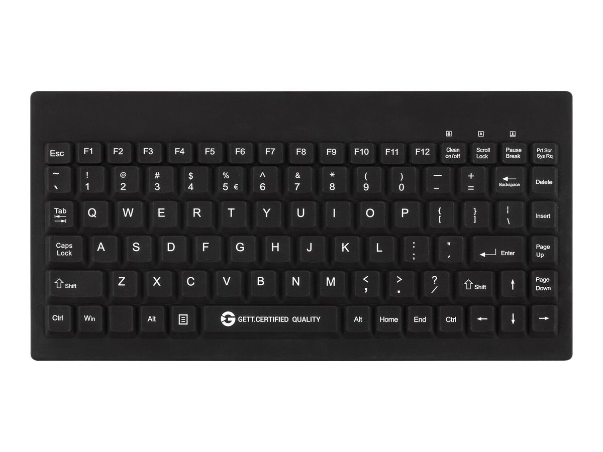 GETT GCQ Cleantype Easy Protect Compact Silikontastatur Detailansicht