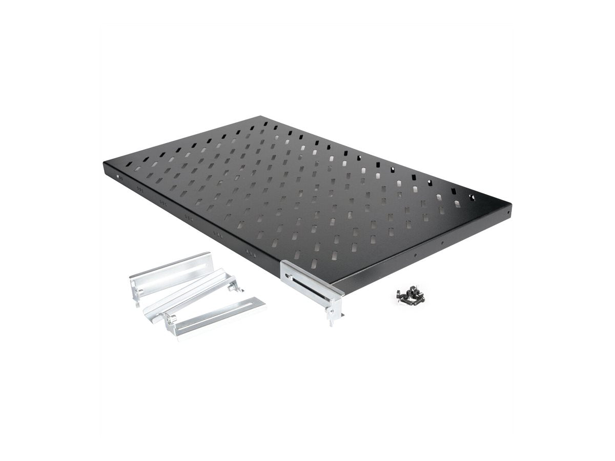 ROLINE Fachboden 48,26cm 19Zoll 1 HE 770 T 50 kg schwarz - Installation im Rack
