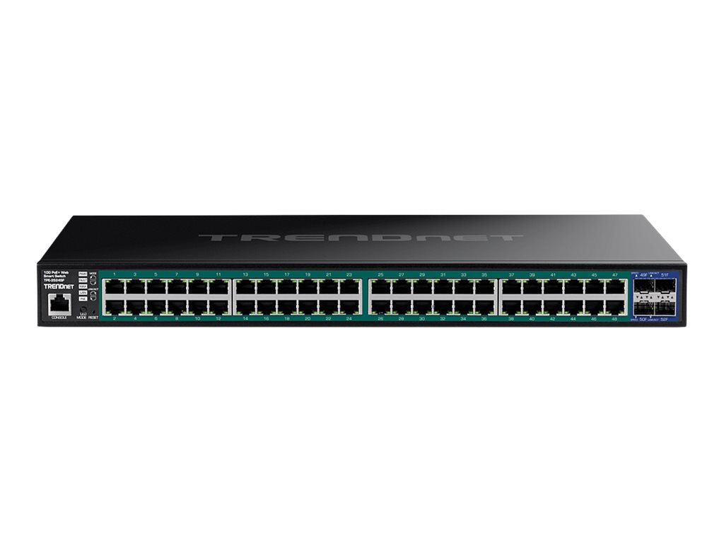 TRENDNET TPE-3524SF 52 Port PoE+ Switch Detailansicht
