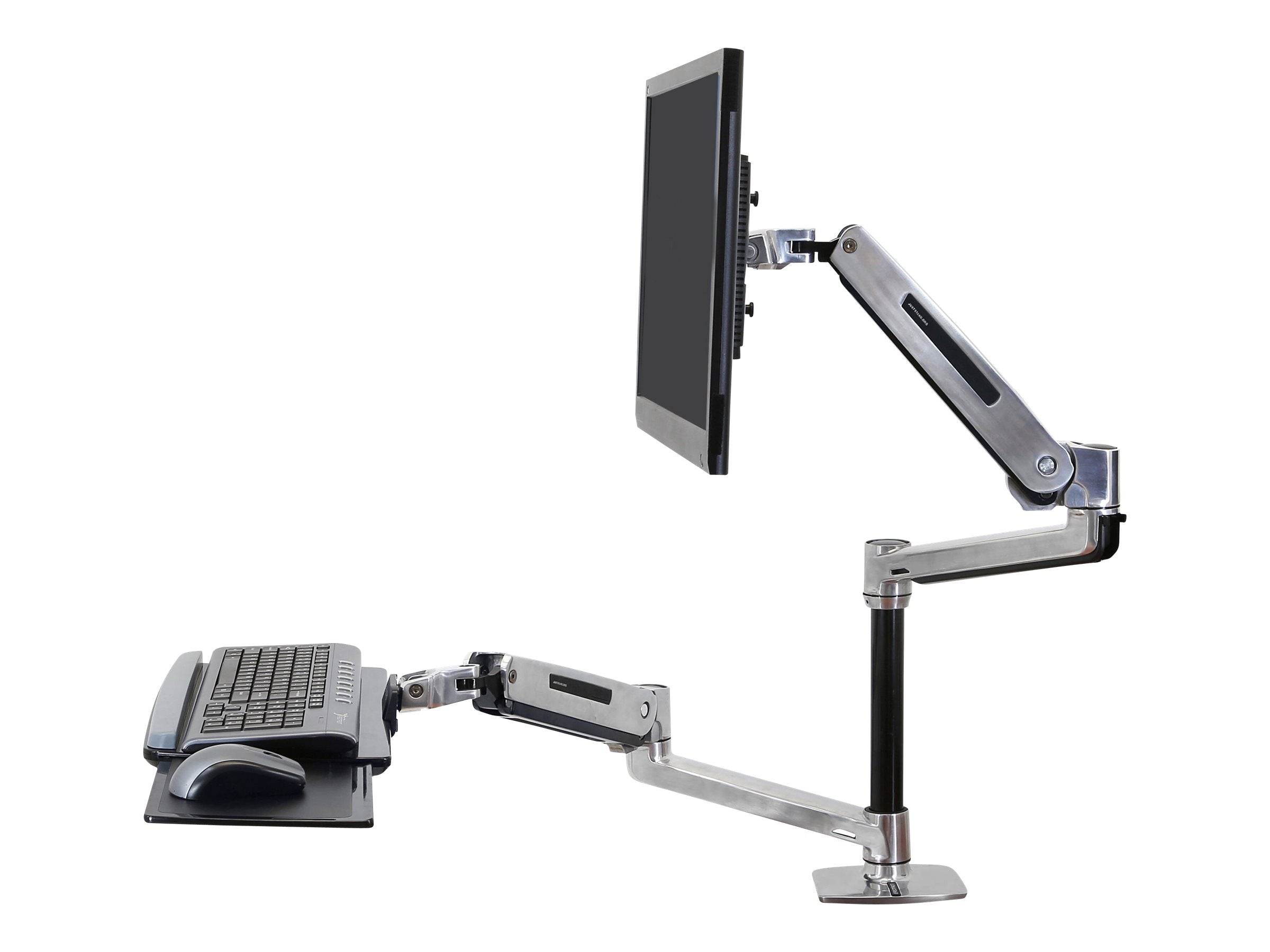 ERGOTRON WorkFit-LX Sitz-Steh-Tischmontagesystem Vorderansicht